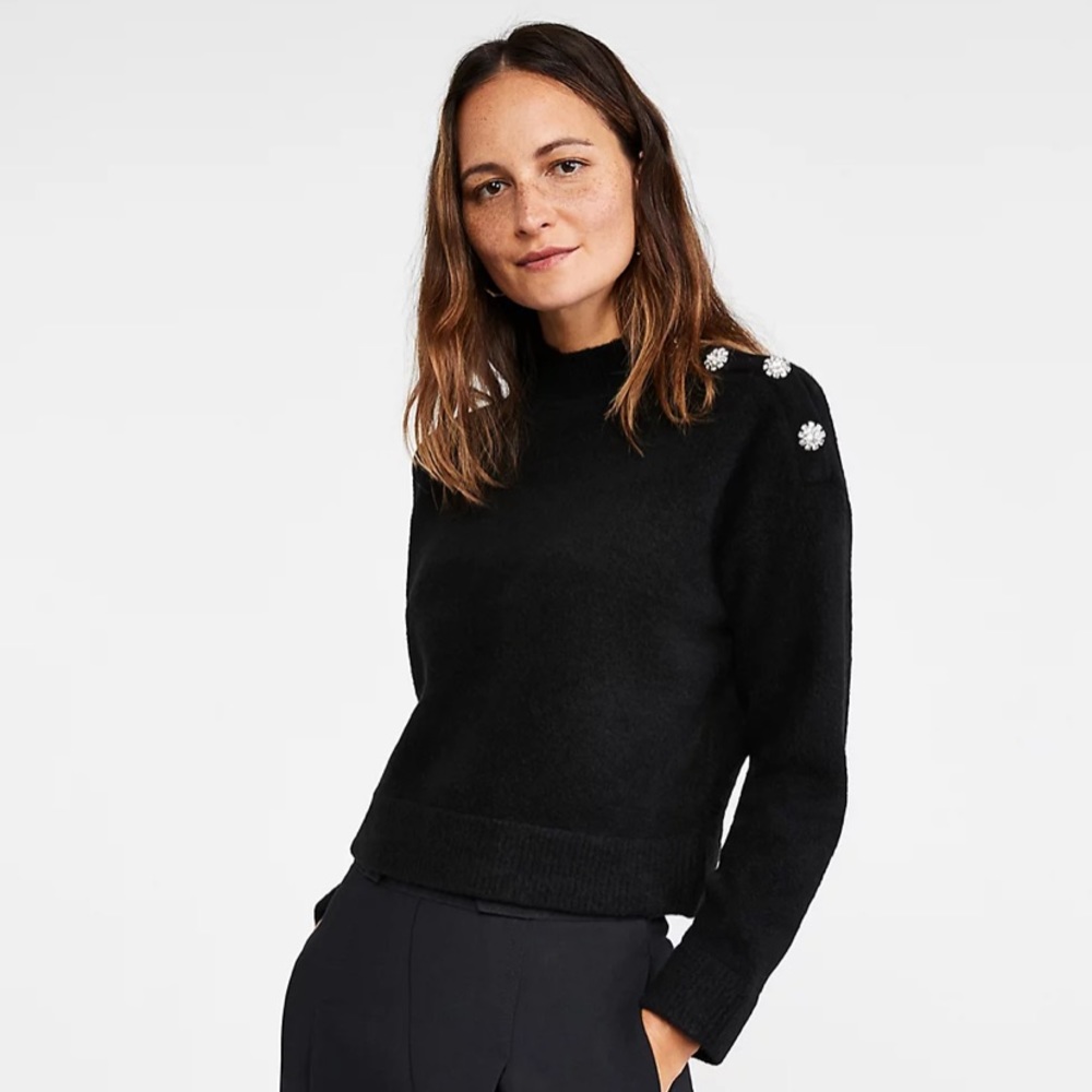 Ann Taylor Mock Neck Sweater, NWT